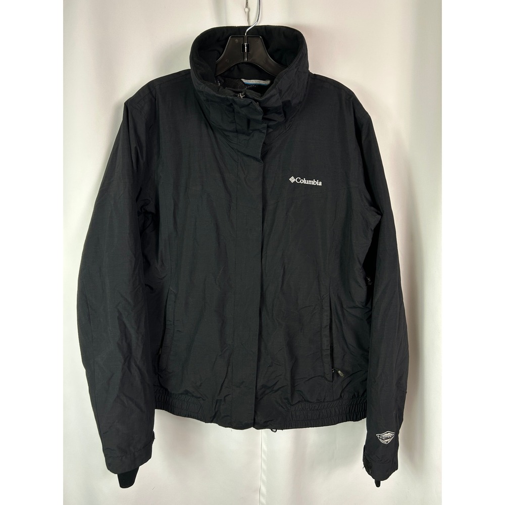 Columbia Omni-Heat Omni-Tech Black Waterproof Winter Jacket XL Gorpcore Ski